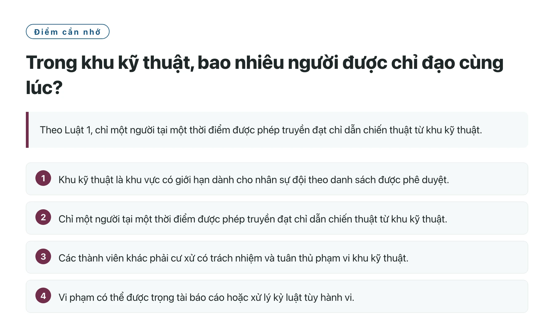 Trong khu kỹ thuật, bao nhiêu người được chỉ đạo cùng lúc?——全文要点速览